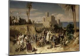 Reprise de Beyrouth occupée par les troupes du sultan Saladin, par Amaury de Lusignan (futur-Alexandre Hesse-Mounted Giclee Print