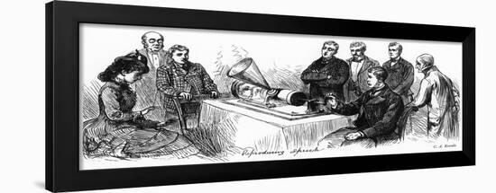 Reproducing Speech, 1878-CA Keetels-Framed Giclee Print