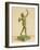 Reproduction of a Bronze Statue of a Faun, from the Houses and Monuments of Pompeii-Fausto and Felice Niccolini-Framed Giclee Print