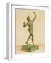 Reproduction of a Bronze Statue of a Faun, from the Houses and Monuments of Pompeii-Fausto and Felice Niccolini-Framed Giclee Print
