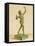 Reproduction of a Bronze Statue of a Faun, from the Houses and Monuments of Pompeii-Fausto and Felice Niccolini-Framed Stretched Canvas