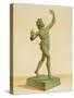 Reproduction of a Bronze Statue of a Faun, from the Houses and Monuments of Pompeii-Fausto and Felice Niccolini-Stretched Canvas