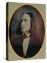 Reproduction of a Daguerrotype of Franz Liszt-Hungarian School-Stretched Canvas