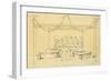 Reproduction of a Drawing from a Fresco Depicting a Board Game-Fausto and Felice Niccolini-Framed Giclee Print