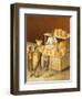 Reproduction of a Fresco Depicting a Baker, from the Houses and Monuments of Pompeii-Fausto and Felice Niccolini-Framed Premium Giclee Print