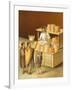 Reproduction of a Fresco Depicting a Baker, from the Houses and Monuments of Pompeii-Fausto and Felice Niccolini-Framed Giclee Print