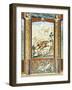 Reproduction of a Fresco Depicting a Wild Animal Attacking a Cow-Fausto and Felice Niccolini-Framed Giclee Print