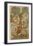Reproduction of a Fresco Depicting Achilles Among the Maidens of Scyros-Fausto and Felice Niccolini-Framed Giclee Print