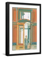 Reproduction of a Fresco from a Wall of the Pantheon-Fausto and Felice Niccolini-Framed Giclee Print