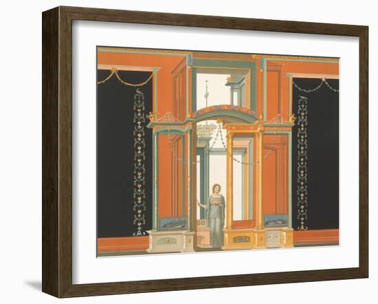 Reproduction of a Fresco from a Wall of the Pantheon-Fausto and Felice Niccolini-Framed Giclee Print