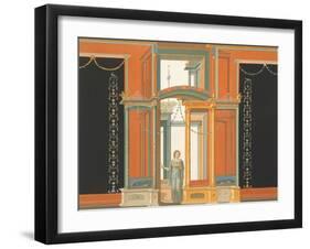 Reproduction of a Fresco from a Wall of the Pantheon-Fausto and Felice Niccolini-Framed Giclee Print