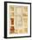 Reproduction of a House with a Floor Plan and Architectural Details-Fausto and Felice Niccolini-Framed Giclee Print