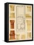 Reproduction of a House with a Floor Plan and Architectural Details-Fausto and Felice Niccolini-Framed Stretched Canvas