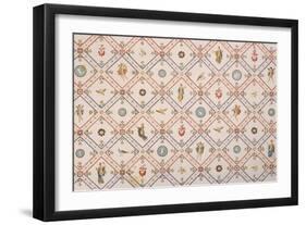 Reproduction of a Mosaic, from the Houses and Monuments of Pompeii-Fausto and Felice Niccolini-Framed Giclee Print