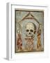 Reproduction of a Mosaic with Masonic Symbols, from the Houses and Monuments of Pompeii-Fausto and Felice Niccolini-Framed Giclee Print