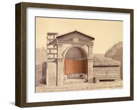 Reproduction of a Mural Depicting a Niche-Fausto and Felice Niccolini-Framed Giclee Print