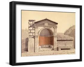 Reproduction of a Mural Depicting a Niche-Fausto and Felice Niccolini-Framed Giclee Print