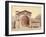 Reproduction of a Mural Depicting a Niche-Fausto and Felice Niccolini-Framed Giclee Print