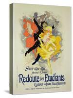 Reproduction of a Poster Advertising a "Student Gala Evening"-Jules Chéret-Stretched Canvas