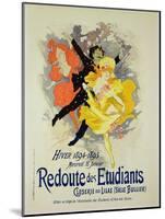 Reproduction of a Poster Advertising a "Student Gala Evening"-Jules Chéret-Mounted Giclee Print