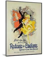 Reproduction of a Poster Advertising a "Student Gala Evening"-Jules Chéret-Mounted Premium Giclee Print