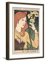 Reproduction of a Poster Advertising an Exhibition of Work by Eugene Grasset-Eugene Grasset-Framed Giclee Print