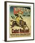 Reproduction of a Poster Advertising Cadet Roussel, an Equestrian Spectacle at the Hippodrome, 1882-Jules Chéret-Framed Giclee Print