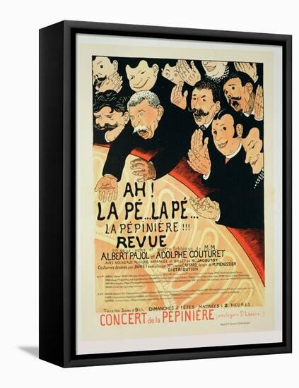 Reproduction of a Poster Advertising "Chauffons, Chauffons," a Pepiniere Concert, 1898-Jules-Alexandre Grün-Framed Stretched Canvas