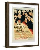 Reproduction of a Poster Advertising "Chauffons, Chauffons," a Pepiniere Concert, 1898-Jules-Alexandre Grün-Framed Giclee Print