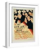 Reproduction of a Poster Advertising "Chauffons, Chauffons," a Pepiniere Concert, 1898-Jules-Alexandre Grün-Framed Giclee Print