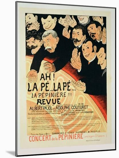 Reproduction of a Poster Advertising "Chauffons, Chauffons," a Pepiniere Concert, 1898-Jules-Alexandre Grün-Mounted Giclee Print