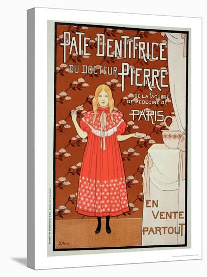 Reproduction of a Poster Advertising "Doctor Peter's Toothpaste," 1894-Louis Maurice Boutet De Monvel-Stretched Canvas