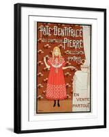 Reproduction of a Poster Advertising "Doctor Peter's Toothpaste," 1894-Louis Maurice Boutet De Monvel-Framed Giclee Print