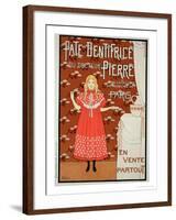 Reproduction of a Poster Advertising "Doctor Peter's Toothpaste," 1894-Louis Maurice Boutet De Monvel-Framed Giclee Print