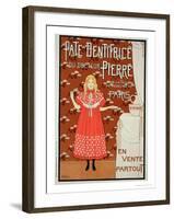 Reproduction of a Poster Advertising "Doctor Peter's Toothpaste," 1894-Louis Maurice Boutet De Monvel-Framed Giclee Print