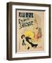 Reproduction of a Poster Advertising "Emile D'Alencon," Every Evening at the Folies-Bergeres, 1893-Jules Chéret-Framed Giclee Print