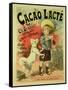 Reproduction of a Poster Advertising 'Gravier's Chocolate Milk', 1893 (Litho)-Lucien Lefevre-Framed Stretched Canvas