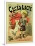 Reproduction of a Poster Advertising 'Gravier's Chocolate Milk', 1893 (Litho)-Lucien Lefevre-Framed Giclee Print