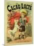 Reproduction of a Poster Advertising 'Gravier's Chocolate Milk', 1893 (Litho)-Lucien Lefevre-Mounted Giclee Print