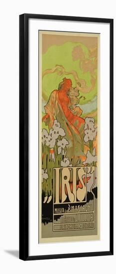 Reproduction of a Poster Advertising "Iris," a Comical Opera, 1898-Adolfo Hohenstein-Framed Premium Giclee Print