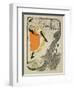 Reproduction of a Poster Advertising "Jane Avril" at the Jardin De Paris, 1893-Henri de Toulouse-Lautrec-Framed Giclee Print