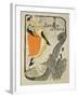 Reproduction of a Poster Advertising "Jane Avril" at the Jardin De Paris, 1893-Henri de Toulouse-Lautrec-Framed Giclee Print