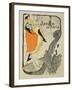 Reproduction of a Poster Advertising "Jane Avril" at the Jardin De Paris, 1893-Henri de Toulouse-Lautrec-Framed Giclee Print