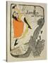 Reproduction of a Poster Advertising "Jane Avril" at the Jardin De Paris, 1893-Henri de Toulouse-Lautrec-Stretched Canvas