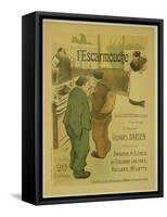 Reproduction of a Poster Advertising 'L'Escarmouche', a Weekly Illustrated Journal, 1893-Henri Gabriel Ibels-Framed Stretched Canvas