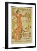 Reproduction of a Poster Advertising 'La Depeche De Toulouse' Newspaper, 1892-Maurice Denis-Framed Giclee Print