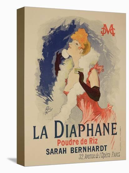 Reproduction of a Poster Advertising "La Diaphane"-Jules Chéret-Stretched Canvas