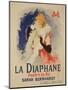 Reproduction of a Poster Advertising "La Diaphane"-Jules Chéret-Mounted Premium Giclee Print