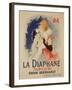 Reproduction of a Poster Advertising "La Diaphane"-Jules Chéret-Framed Giclee Print