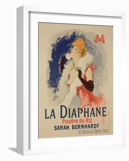 Reproduction of a Poster Advertising "La Diaphane"-Jules Chéret-Framed Giclee Print